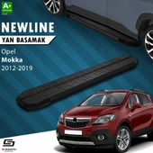 S-Dizayn Opel Mokka NewLine Siyah Yan Basamak 163 Cm 2012-2019 A+ Kalite thumbnail 1