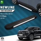 S-Dizayn Mercedes X-Class NewLine Aluminyum Yan Basamak 203 Cm 2018-2020 A+ Kalite thumbnail 1