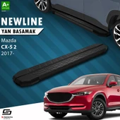 S-Dizayn Mazda CX-5 2 NewLine Siyah Yan Basamak 183 Cm 2017 Üzeri A+ Kalite thumbnail 1
