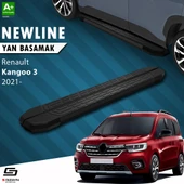 S-Dizayn Renault Kangoo 3 NewLine Siyah Yan Basamak 193 Cm 2021 Üzeri A+ Kalite thumbnail 1