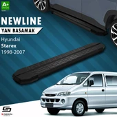 S-Dizayn Hyundai H-1 Starex NewLine Siyah Yan Basamak 193 Cm 1998-2007 A+ Kalite thumbnail 1