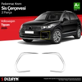 S-Dizayn VW Tiguan Krom Sis Çerçevesi 2 Prç. 2020-2024 thumbnail 1
