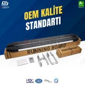 S-Dizayn VW Caddy 3 NewLine Aluminyum Yan Basamak 193 Cm 2004-2020 A+ Kalite thumbnail 2