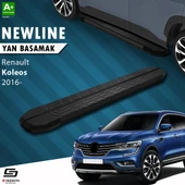 S-Dizayn Renault Koleos 2 NewLine Siyah Yan Basamak 163 Cm 2016 Üzeri A+ Kalite thumbnail 1