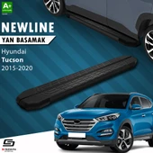 S-Dizayn Hyundai Tucson 3 NewLine Siyah Yan Basamak 173 Cm 2015-2020 A+ Kalite thumbnail 1