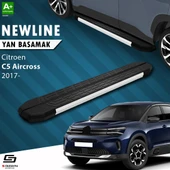 S-Dizayn Citroen C5 Aircross NewLine Aluminyum Yan Basamak 193 Cm 2017 Üzeri A+ Kalite thumbnail 1