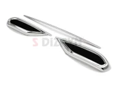 S-Dizayn VW Tiguan Krom Egzoz Görünümü Difüzör 3 Parça 2020-2024 A+Kalite thumbnail 3