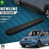S-Dizayn VW Caddy 4 NewLine Siyah Yan Basamak 193 Cm 2020 Üzeri A+ Kalite thumbnail 1