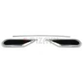 S-Dizayn VW Tiguan Krom Egzoz Görünümü Difüzör 3 Parça 2020-2024 A+Kalite thumbnail 2