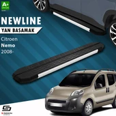 S-Dizayn Citroen Nemo NewLine Aluminyum Yan Basamak 173 Cm 2008-2017 A+ Kalite thumbnail 1