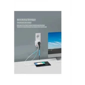 ACL AC-115 2500W 3.4A 4-in-1, 2xUSB-A 1xUSB-C Portlu Şarj Adaptörü Priz Seyahat Şarj thumbnail 3