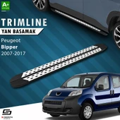 S-Dizayn Peugeot Bipper TrimLine Gri Yan Basamak 177 Cm 2007-2017 A+ Kalite thumbnail 1