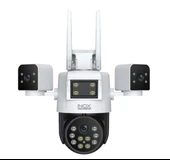 INOX-X103 3+3+3MP 3 LENSLİ WİFİ PTZ KAMERA - 1
