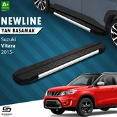 S-Dizayn Suzuki Vitara 4 NewLine Krom Yan Basamak 163 Cm 2015 Üzeri A+ Kalite thumbnail 1