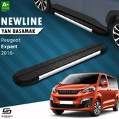 S-Dizayn Peugeot Expert 3 Uzun Şase NewLine Krom Yan Basamak 243 Cm 2016 Üzeri A+ Kalite thumbnail 1