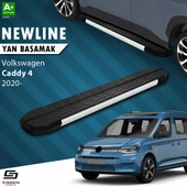 S-Dizayn VW Caddy 4 NewLine Aluminyum Yan Basamak 193 Cm 2020 Üzeri A+ Kalite thumbnail 1