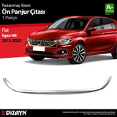 S-Dizayn Fiat Egea HB Krom Ön Panjur Çıtası 2015-2020 thumbnail 1