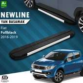 S-Dizayn Fiat Fullback NewLine Aluminyum Yan Basamak 193 Cm 2016-2019 A+ Kalite thumbnail 1