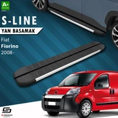 S-Dizayn Fiat Fiorino S-Line Aluminyum Yan Basamak 173 Cm 2008 Üzeri A+ Kalite thumbnail 1