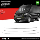 S-Dizayn Ford Transit Krom Ön Panjur 4 Prç. 2018 Üzeri thumbnail 1