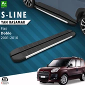 S-Dizayn Fiat Doblo S-Line Aluminyum Yan Basamak 183 Cm 2001-2010 A+ Kalite thumbnail 1