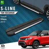 S-Dizayn Suzuki Vitara 4 S-Line Aluminyum Yan Basamak 163 Cm 2015 Üzeri A+ Kalite thumbnail 1