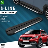 S-Dizayn Peugeot 2008 S-Line Krom Yan Basamak 173 Cm 2013-2019 A+ Kalite thumbnail 1