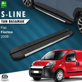 S-Dizayn Fiat Fiorino S-Line Krom Yan Basamak 173 Cm 2008 Üzeri A+ Kalite thumbnail 1