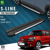 S-Dizayn Kia Soul S-Line Aluminyum Yan Basamak 173 Cm 2009-2014 A+ Kalite thumbnail 1
