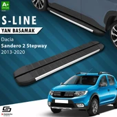 S-Dizayn Dacia Sandero 2 Stepway S-Line Aluminyum Yan Basamak 173 Cm 2013-2020 A+ Kalite thumbnail 1