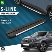S-Dizayn Kia Sorento 3 S-Line Aluminyum Yan Basamak 183 Cm 2014-2020 A+ Kalite thumbnail 1