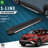 S-Dizayn Renault Captur 2 S-Line Krom Yan Basamak 183 Cm 2020 Üzeri A+ Kalite thumbnail 1