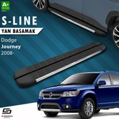 S-Dizayn Dodge Journey S-Line Krom Yan Basamak 183 Cm 2008-2020 A+ Kalite thumbnail 1