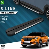 S-Dizayn Peugeot 2008 2 S-Line Krom Yan Basamak 183 Cm 2020 Üzeri A+ Kalite thumbnail 1