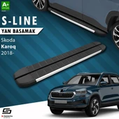 S-Dizayn Skoda Karoq S-Line Aluminyum Yan Basamak 173 Cm 2018 Üzeri A+ Kalite thumbnail 1