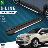 S-Dizayn Fiat 500X S-Line Aluminyum Yan Basamak 173 Cm 2014 Üzeri A+ Kalite thumbnail 1