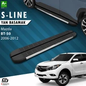 S-Dizayn Mazda BT-50 Pick-Up S-Line Krom Yan Basamak 193 Cm 2006-2012 A+ Kalite thumbnail 1