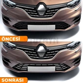 S-Dizayn Renault Megane 4 Krom Ön Tampon Çıtası 8 Prç. 2020 Üzeri thumbnail 6