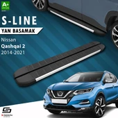 S-Dizayn Nissan Qashqai 2 S-Line Aluminyum Yan Basamak 173 Cm 2014-2021 A+ Kalite thumbnail 1