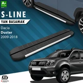 S-Dizayn Dacia Duster S-Line Aluminyum Yan Basamak 173 Cm 2009-2018 A+ Kalite thumbnail 1