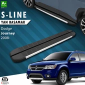 S-Dizayn Dodge Journey S-Line Aluminyum Yan Basamak 183 Cm 2008-2020 A+ Kalite thumbnail 1