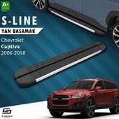 S-Dizayn Chevrolet Captiva S-Line Aluminyum Yan Basamak 183 Cm 2006-2018 A+ Kalite thumbnail 1