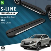 S-Dizayn Mercedes GLA X156 S-Line Krom Yan Basamak 183 Cm 2013-2020 A+ Kalite thumbnail 1