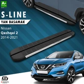S-Dizayn Nissan Qashqai 2 S-Line Krom Yan Basamak 173 Cm 2014-2021 A+ Kalite thumbnail 1