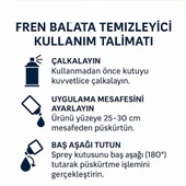 Fren Balata Temizleme Spreyi 500ml - 2