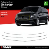 S-Dizayn Mercedes Vito W447 Krom Ön Panjur 5 Prç. 2020-2024 A+ Kalite thumbnail 1