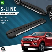 S-Dizayn Nissan Navara 3 S-Line Krom Yan Basamak 203 Cm 2015 Üzeri A+ Kalite thumbnail 1
