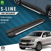 S-Dizayn VW Amarok S-Line Aluminyum Yan Basamak 203 Cm 2010-2023 A+ Kalite thumbnail 1