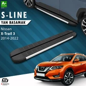 S-Dizayn Nissan X-Trail T32 S-Line Aluminyum Yan Basamak 183 Cm 2014-2022 A+ Kalite thumbnail 1