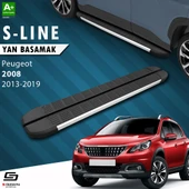 S-Dizayn Peugeot 2008 S-Line Aluminyum Yan Basamak 173 Cm 2013-2019 A+ Kalite thumbnail 1